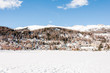 St. Moritz, Dorf, St. Moritzersee, Corviglia, Alpen, Oberengadin, Winter, Wintersport, Graubünden, Schweiz