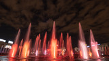 Fototapeta Łazienka - Bucharest central fountain , water show, Romania 