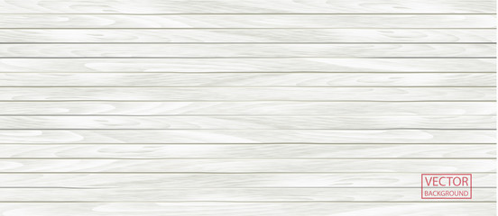 Wall Mural - Wood vector white banner in vintage style. Grunge pattern texture background, wooden parquet background texture. Wood plank.
