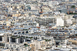 Fototapeta Paryż - Panorama of Paris. View from Printemps store. France.