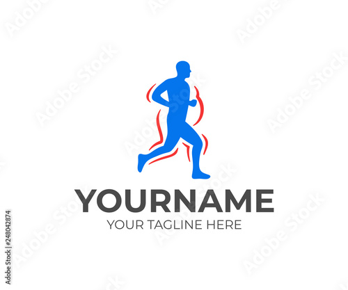exercises for weight loss logo design running program for obese people vector design running man with overweight logotype buy this stock vector and explore similar vectors at adobe stock adobe stock adobe stock