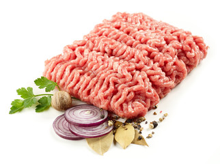 Poster - raw minced meat and spices