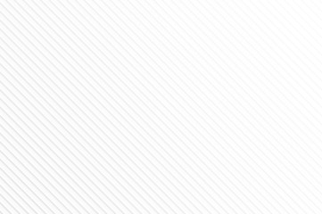 Monochrome geometric pattern of light gray diagonal lines on white. Simple abstract background. Slightly darker and lighter in the corners.