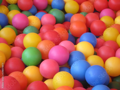 CONJUNTO PELOTAS PLASTICO MULTICOLORES - Buy this stock photo and explore similar images at Adobe Stock | Adobe Stock
