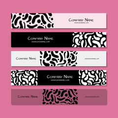 Poster - Banners design, abstract liguid background