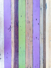 Painted Wood Texture Pattern Background In Purple Green Brown Color Vintage Style