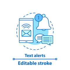 Wall Mural - incoming message concept icon