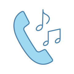 Poster - Call ringtones color icon