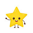 © svtdesign - Happy cute smiling funny star. Vector