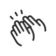 © dnbr - Clapping hands icon - Vector
