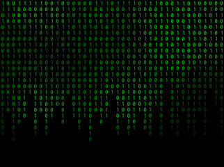 Wall Mural - binary background