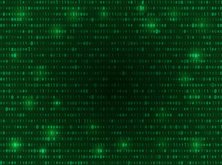Wall Mural - binary background