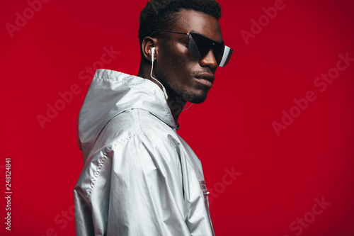Cuadros en Lienzo Stylish young african male model