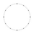 © archivector - Clock face. Dial without hour hands. The dial has hours and minutes. Vector illustration