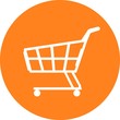 © ольга ратобыльская - supermarket trolley, vector image