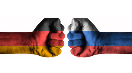 Canvas Print - Germany vs Russia