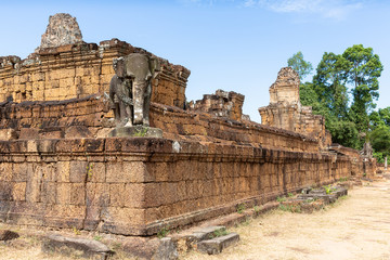 ancient remains of the Pre Rup temple, Siem Reap, Cambodia, Asia