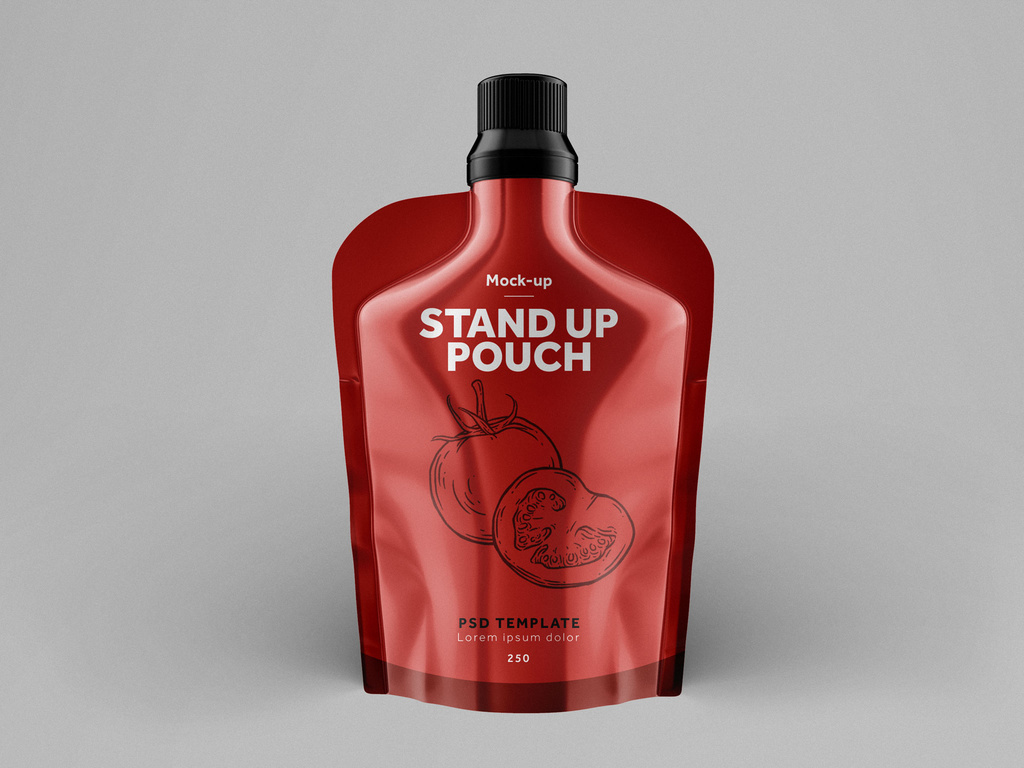 Download Spout Pouch Mockup Stock Template Adobe Stock