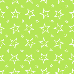 Fototapete - Stars pattern seamless background