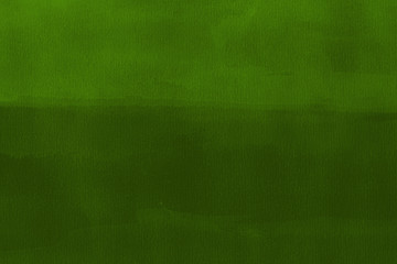 Watercolor green texture with abstract washes and brush strokes on the white paper background. Digital paper background.