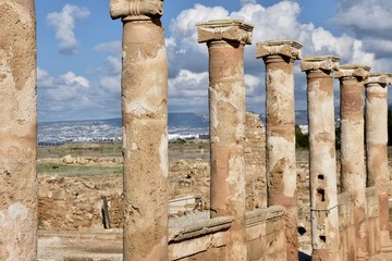 Sticker - Ionic Colonnade, Full-Frame, Direct Sunlight, Paphos, Cyprus