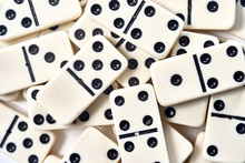 Pile Of White Domino Stones