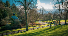 Benches In The Valley Gardens, Harrogate