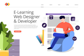 Wall Mural - web designer & developer