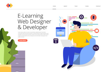 Wall Mural - web designer & developer