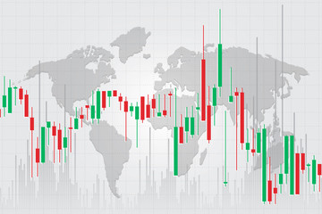 Poster - Stock exchange background