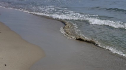 Poster - Strand mit Wellen