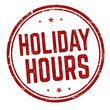 © Balint Radu - Holiday hours sign or stamp
