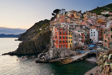 Wall Mural - Riomaggiore waterfront