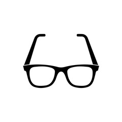 Glasses icon, sign or logo, Flat design