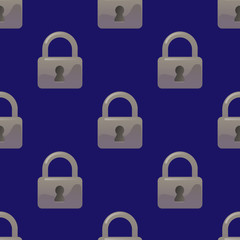 lock seamless pattern