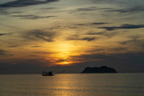 Fototapeta Morze - sunset on the sea