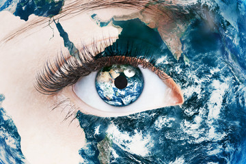 Wall Mural - eye
