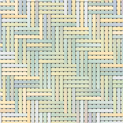 Conceptual texture, woven mat or rattan, virtual geometric pattern for design catalog or background.