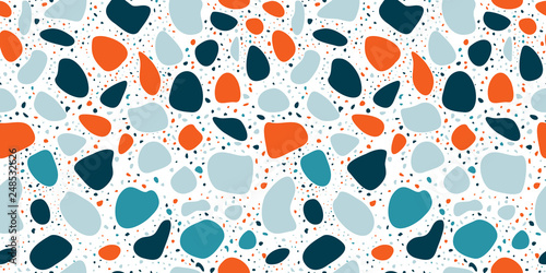 Terrazzo flooring vector se...