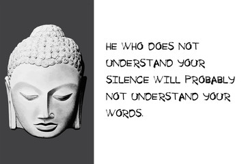 Wall Mural - Buddha quote _4