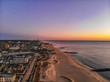 Asbury Park New Jersey Boardwalk Sunrise Aerial Photo