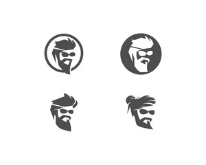 Sticker - Barber shop logo vector