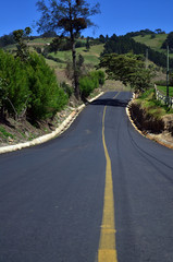 Road in the countryside