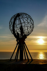 Wall Mural - landscape view in nordkapp north cape norway europe