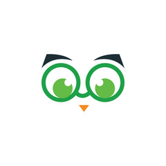 Poster - Big eye owl icon