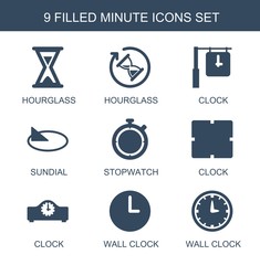 Sticker - minute icons