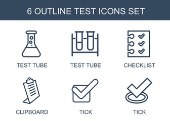 Sticker - 6 test icons