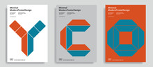 Design Templates With Simple Geometric Shapes.