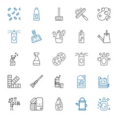 Sticker - spray icons set