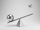 Fototapeta  - Balance concept - 3d rendering
